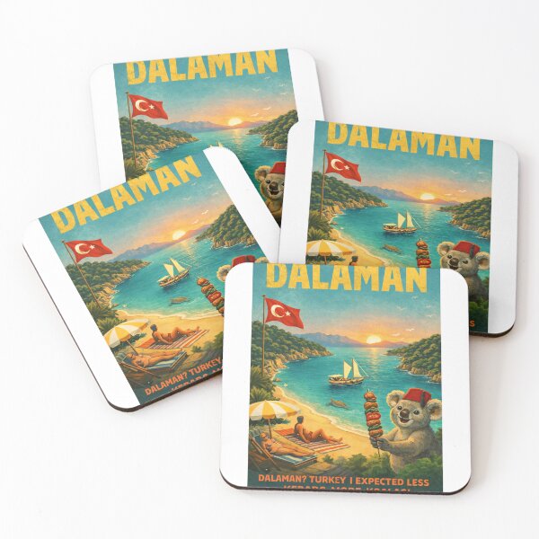 Item preview, Dalaman Turkey Vintage Mediterranean Coast Sunset Scene designed and sold by Aryabek.