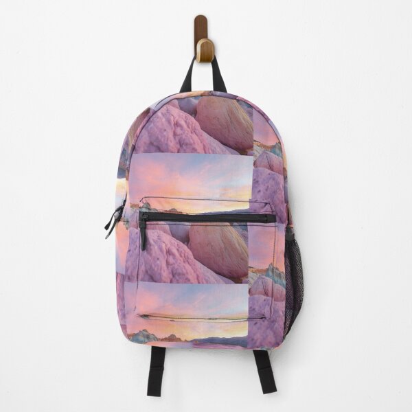 Item preview, Vibrant Pastel Rock Formations at Sunrise designed and sold by Theselinara.