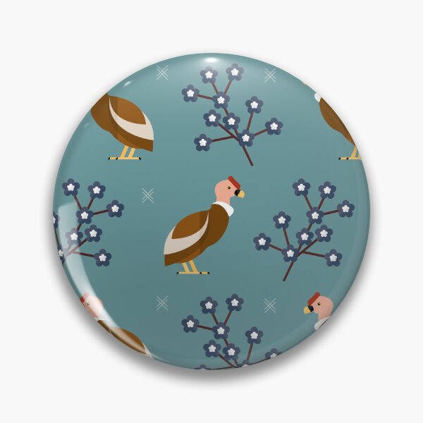Item preview, Andean condors on blue designed and sold by reneesillus.