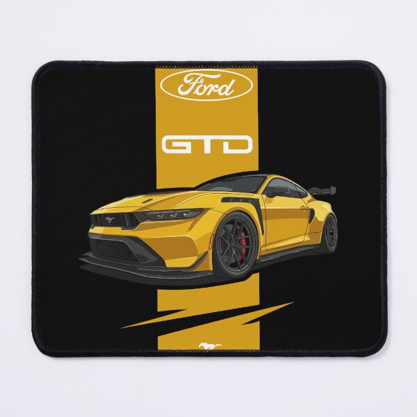 Item preview, Mustang GTD Yellow designed and sold by BronArtworks.