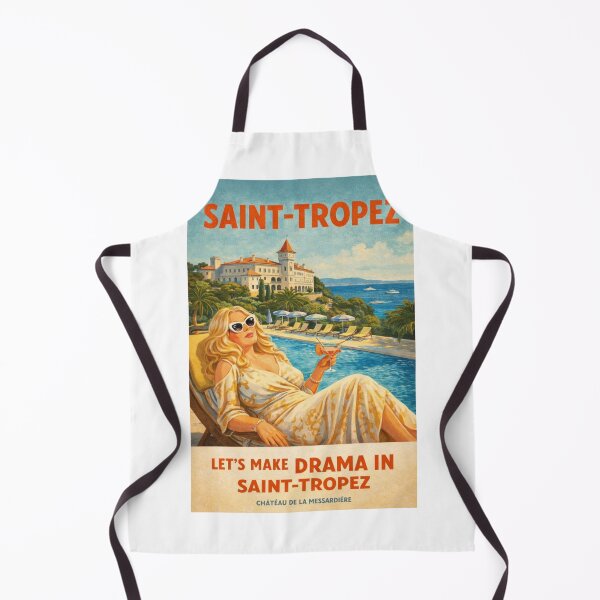 Item preview, Saint-Tropez French Riviera Château de la Messardière Retro Travel designed and sold by Aryabek.