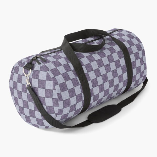 Item preview, Purple Checkerboard Pattern – Vintage Textured Grid designed and sold by drtalha.