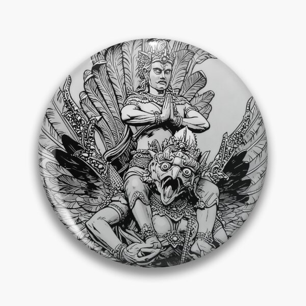 Item preview, line art barong bali digital art illustration designed and sold by sabartgunpla.
