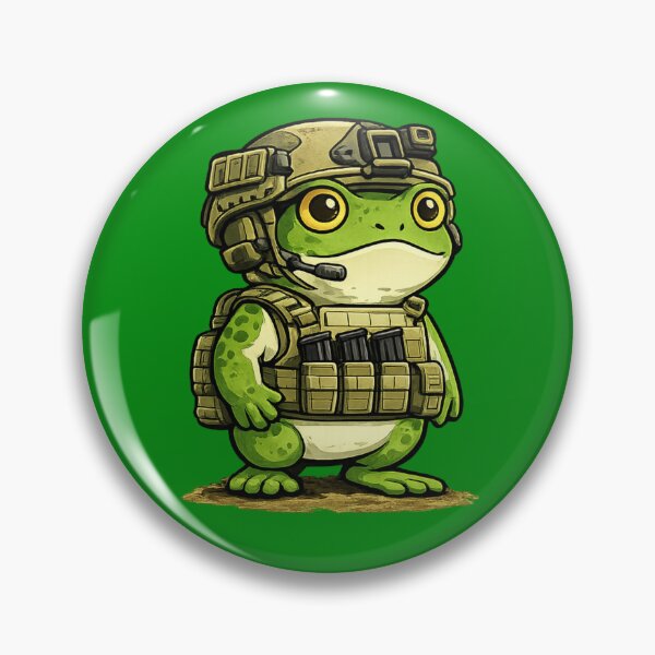 Item preview, Stay Froggy Tactical Frog Sticker – Funny Airsoft Tactical Animal designed and sold by airsoft-red.