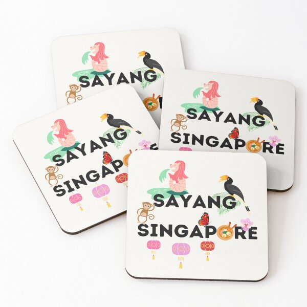Item preview, Sayang Singapore Graphic - Local Food and Wildlife Aesthetic designed and sold by Wennebabs.