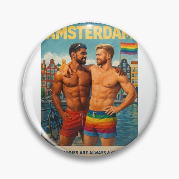 Item preview, Amsterdam EuroPride 2026 Canal Pride Celebration Scene designed and sold by Aryabek.
