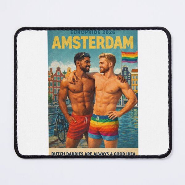 Item preview, Amsterdam EuroPride 2026 Canal Pride Celebration Scene designed and sold by Aryabek.
