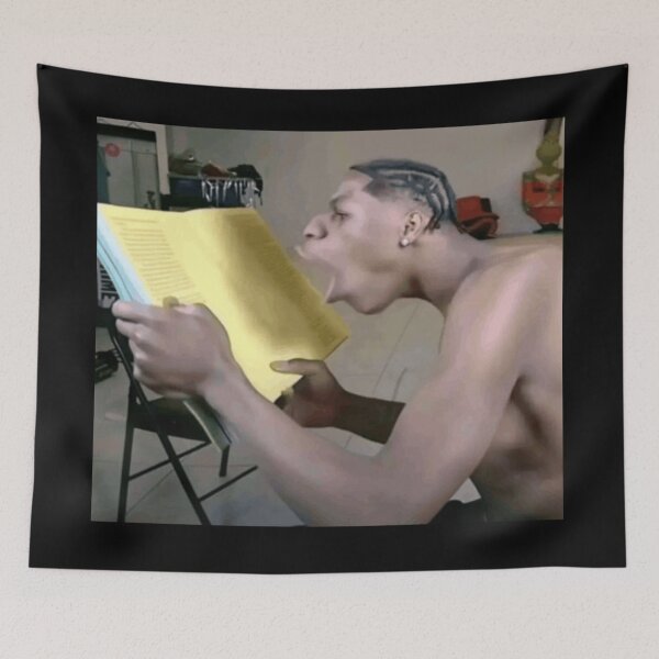 Item preview, Rakai Struggle Reading Meme designed and sold by Fire TheMann.