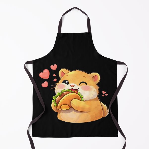 Item preview, Happy Taco Hamster With Hearts designed and sold by Trendora90.
