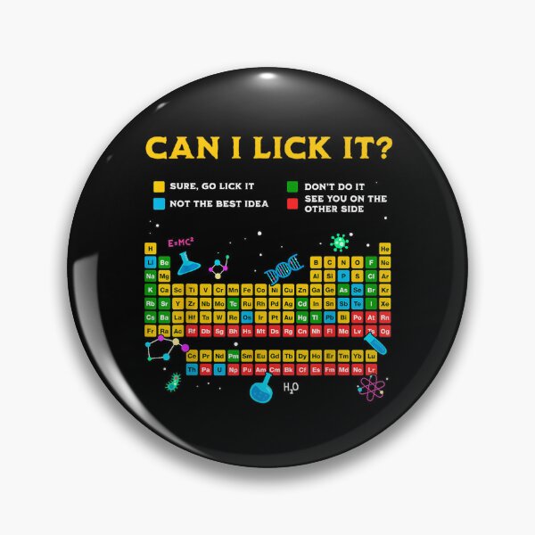 Item preview, Can I Lick It Periodic Table Funny Science Teacher Student  designed and sold by JacquelinePerki.