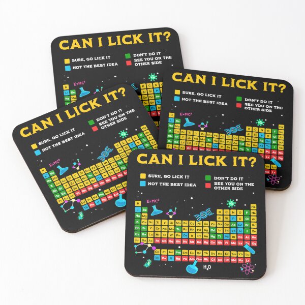 Item preview, Can I Lick It Periodic Table Funny Science Teacher Student  designed and sold by JacquelinePerki.