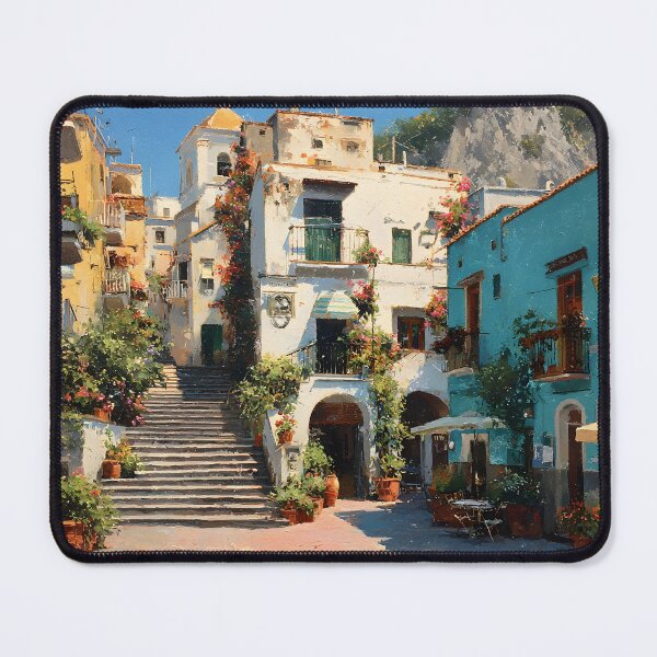 Item preview, Ischia Colorful Village Square designed and sold by daila70.