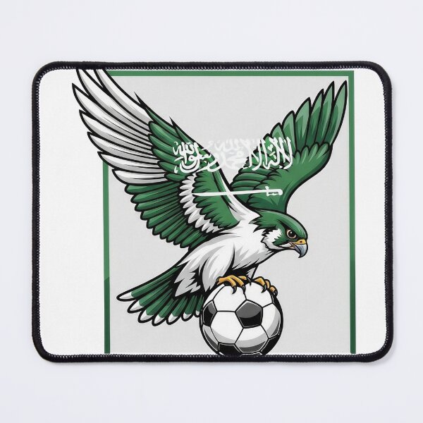 Item preview, Saudi Arabia Supporter Falcon Shield designed and sold by Majorprint.