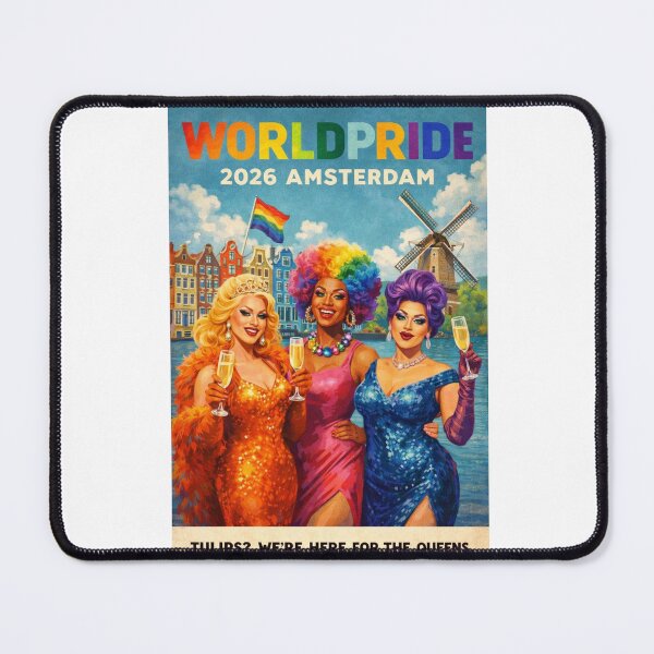 Item preview, WorldPride 2026 Amsterdam Canal Drag Queen Celebration designed and sold by Aryabek.