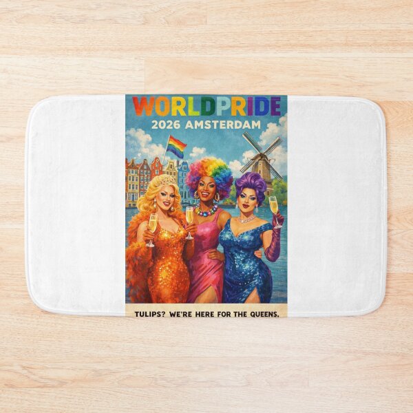 Item preview, WorldPride 2026 Amsterdam Canal Drag Queen Celebration designed and sold by Aryabek.