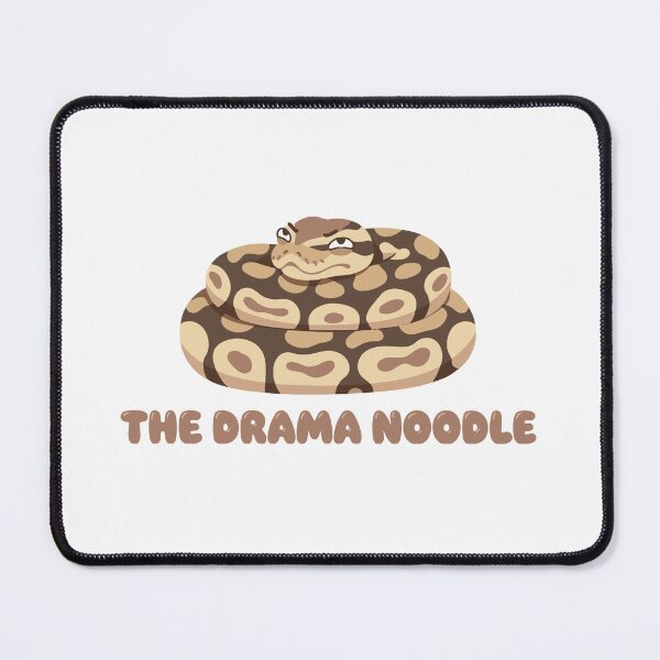 Item preview, The Drama Noodle Funny Ball Python Meme designed and sold by Petzzz.