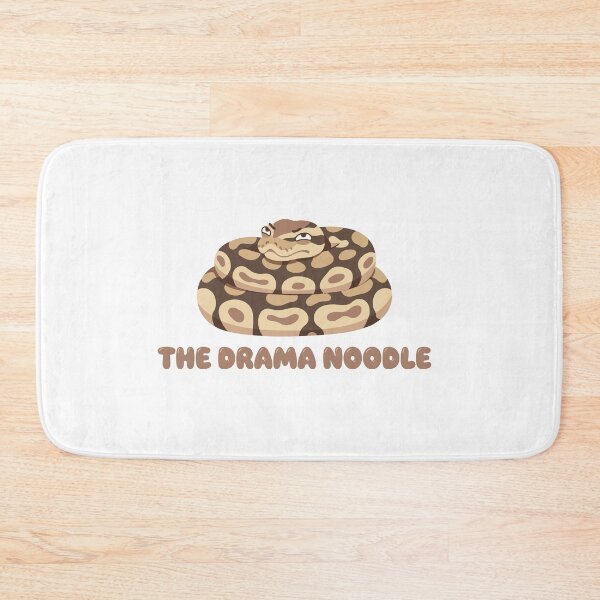 Item preview, The Drama Noodle Funny Ball Python Meme designed and sold by Petzzz.