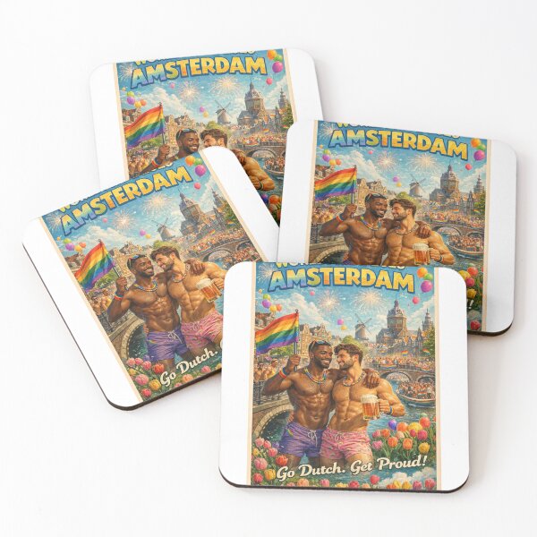 Item preview, WorldPride 2026 Amsterdam Canal Pride Festival Gay Retro designed and sold by Aryabek.