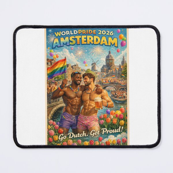 Item preview, WorldPride 2026 Amsterdam Canal Pride Festival Gay Retro designed and sold by Aryabek.