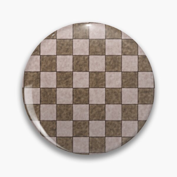 Item preview, Brown Checkerboard Pattern – Vintage Textured Grid designed and sold by drtalha.