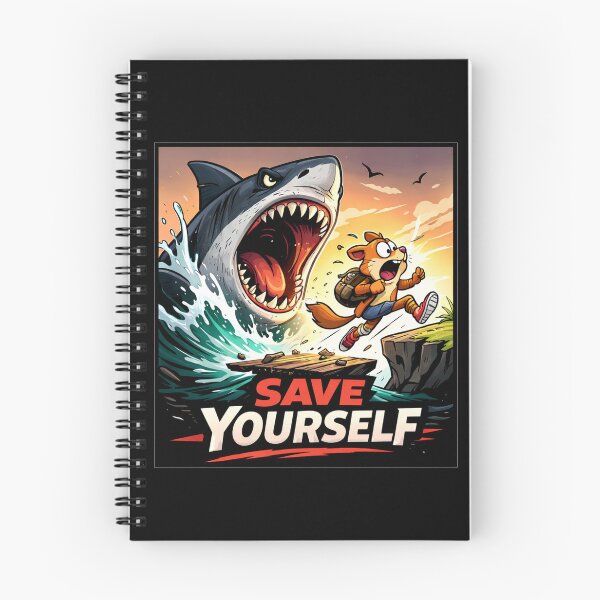 Item preview, Save Yourself Shark Chase Meme designed and sold by the-dovlat.