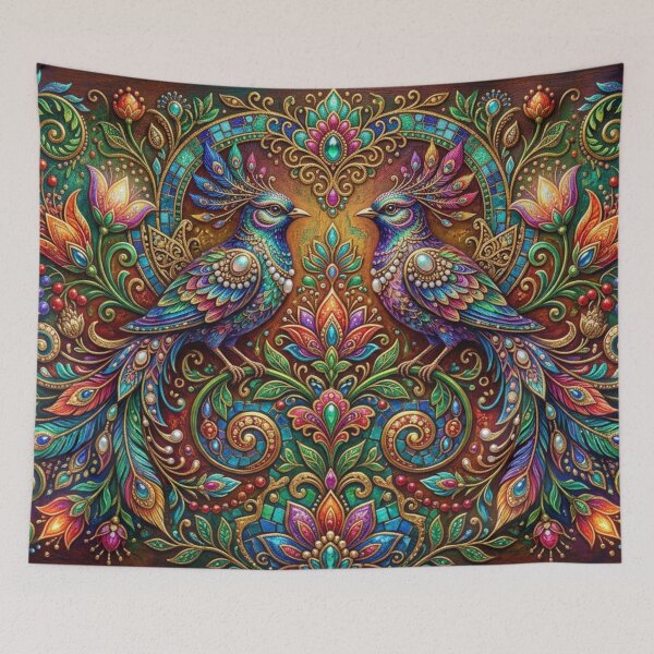 Item preview, Magnificent symmetry of the birds of paradise designed and sold by Sigtrix.