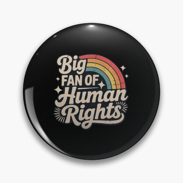 Item preview, Big Fan of Human Rights  designed and sold by tiffanytocampo.