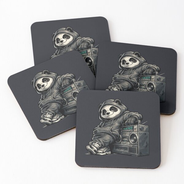 Item preview, Street Panda With Boombox designed and sold by Raddoodles.