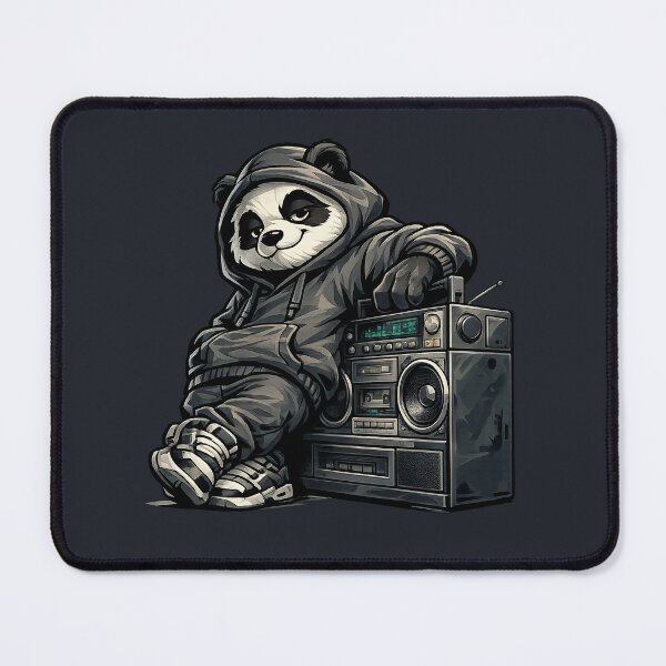 Item preview, Street Panda With Boombox designed and sold by Raddoodles.