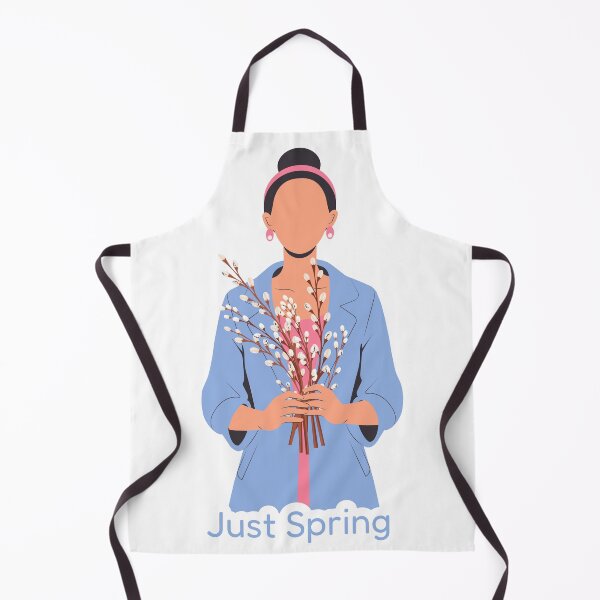 Item preview, Minimalist Faceless Woman with Pussy Willow Bouquet - Just Spring designed and sold by Liliia-Ulizko.