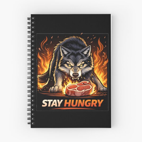 Item preview, Stay Hungry Wolf Motivation designed and sold by the-dovlat.