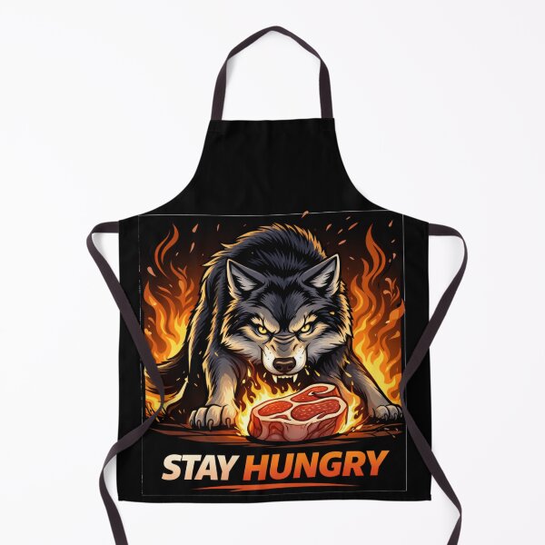 Item preview, Stay Hungry Wolf Motivation designed and sold by the-dovlat.