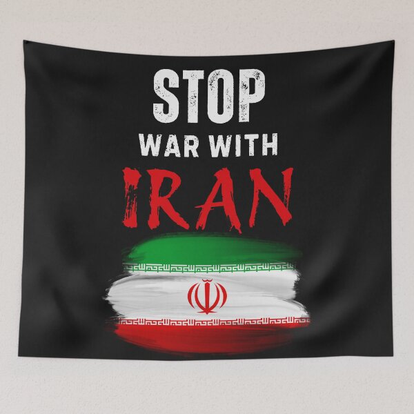 Item preview, Stop War With Iran | Anti Iran War  designed and sold by Anniko Art Studio.