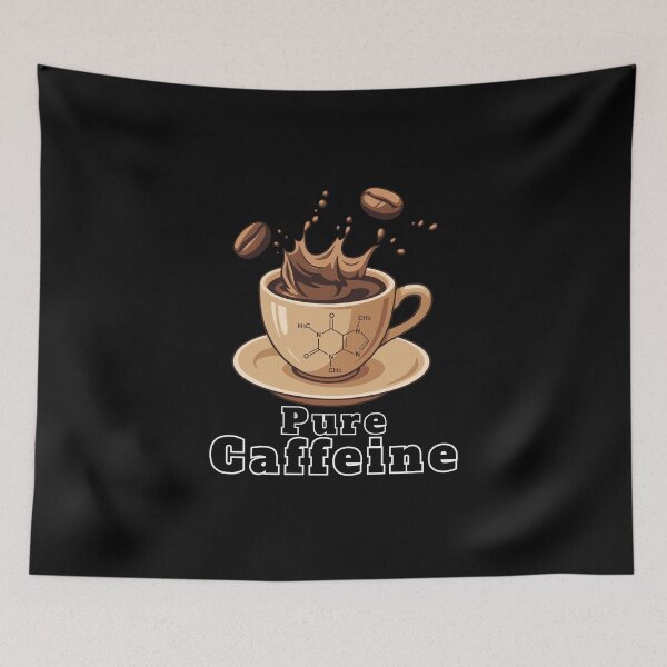 Item preview, Pure Caffeine – Chemistry Lover Science Design designed and sold by YAKOUT-STUDIO.
