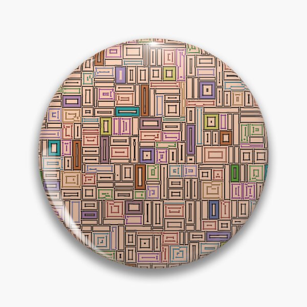 Item preview, Colorful Abstract Rectangle Pattern – Geometric Retro Design designed and sold by drtalha.