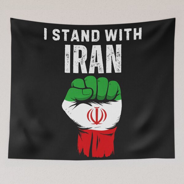 Item preview, I Stand With Iran | No War With Iran |  Anti Iran War Protest  designed and sold by Anniko Art Studio.