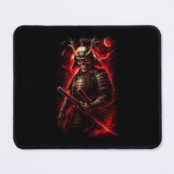 Item preview, Skeleton Samurai — Dark Japanese Warrior T-Shirt designed and sold by PSYNOVA.