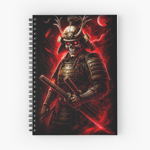 Item preview, Skeleton Samurai — Dark Japanese Warrior T-Shirt designed and sold by PSYNOVA.