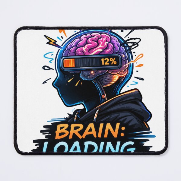 Item preview, Brain Loading Funny Tech Meme designed and sold by the-dovlat.