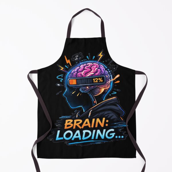 Item preview, Brain Loading Funny Tech Meme designed and sold by the-dovlat.