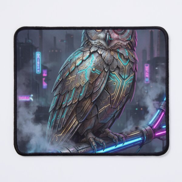 Item preview, Techno-Owl Guardian - Mechanical Cybernetic Bird of Prey designed and sold by StudioHenrico.