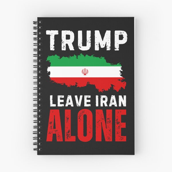 Item preview, Trump Leave Iran Alone | No War With Iran | Anti Iran War Protest designed and sold by Anniko Art Studio.