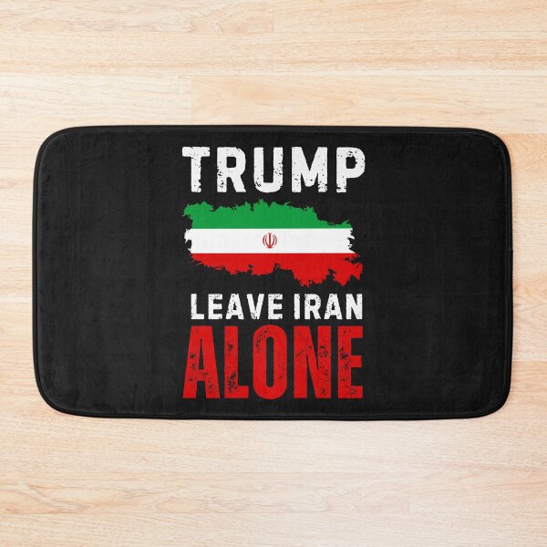Item preview, Trump Leave Iran Alone | No War With Iran | Anti Iran War Protest designed and sold by Anniko Art Studio.