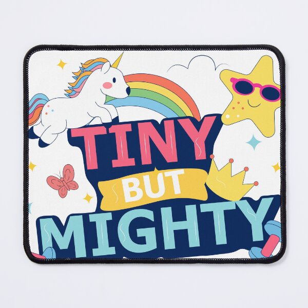Item preview, iny But Mighty Cute Unicorn Baby T-Shirt designed and sold by DesignbyAnnaM.