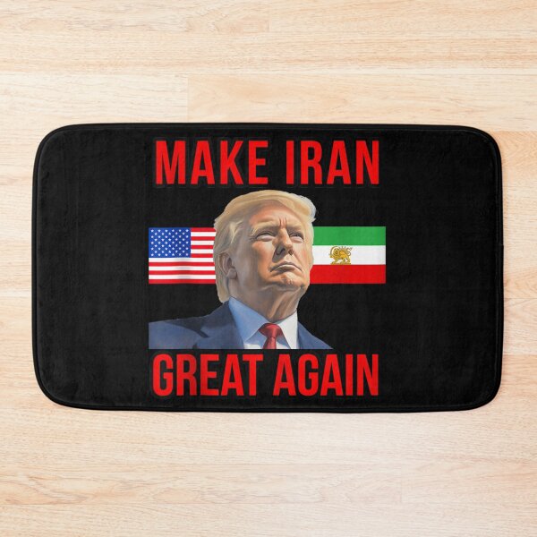 Artikelvorschau, Make Iran Great Again – Trump-Politiksatire – Patriotisches Grafikdesign entworfen und verkauft von Gargamal.