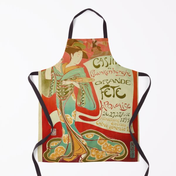 Item preview, Vintage Japanese Festival Poster 1899 Art Nouveau Print designed and sold by TheSoulOfArt.