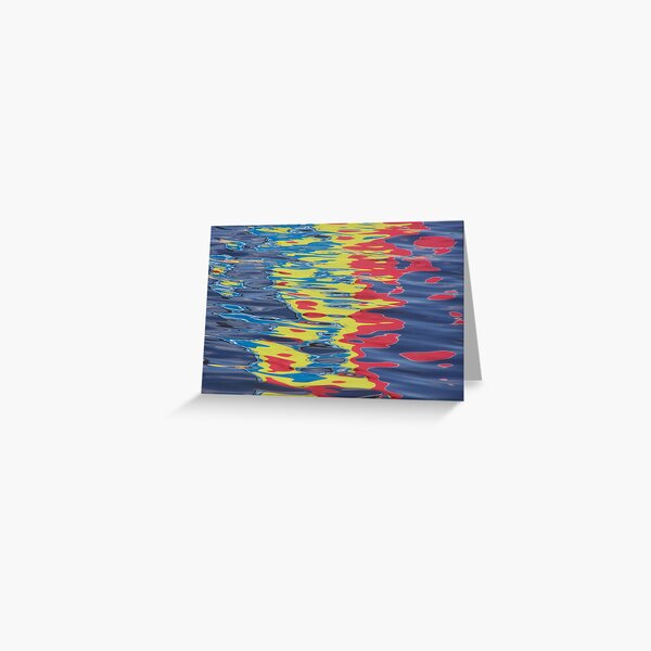Painted water. Greeting Card