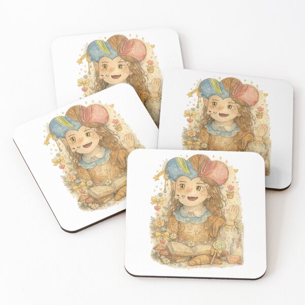 Item preview, Girl with Lollipop and Book Illustration designed and sold by InnerwayStudio.
