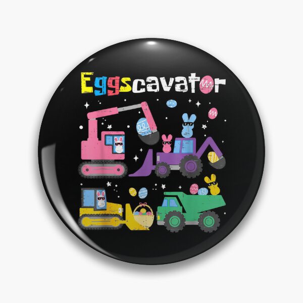 Item preview, Eggscavator Funny Easter Construction Trucks Bunny Eggs Kids Design designed and sold by HenikaPonko.