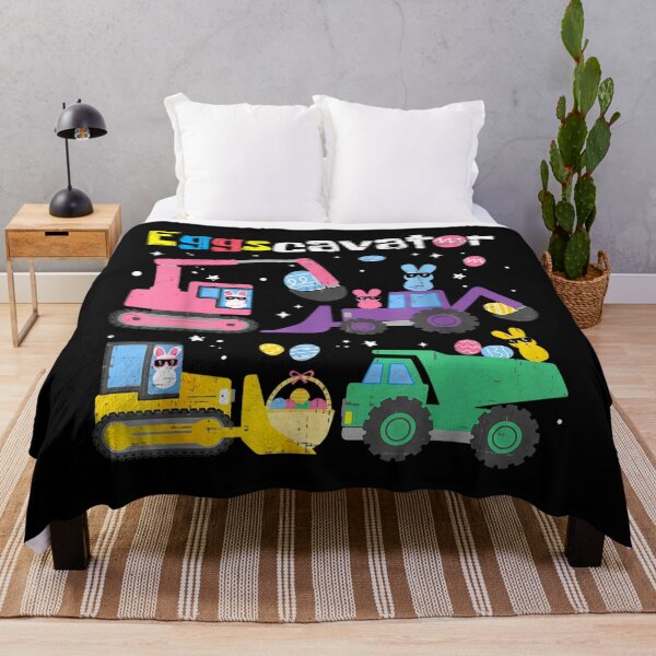 Item preview, Eggscavator Funny Easter Construction Trucks Bunny Eggs Kids Design designed and sold by HenikaPonko.